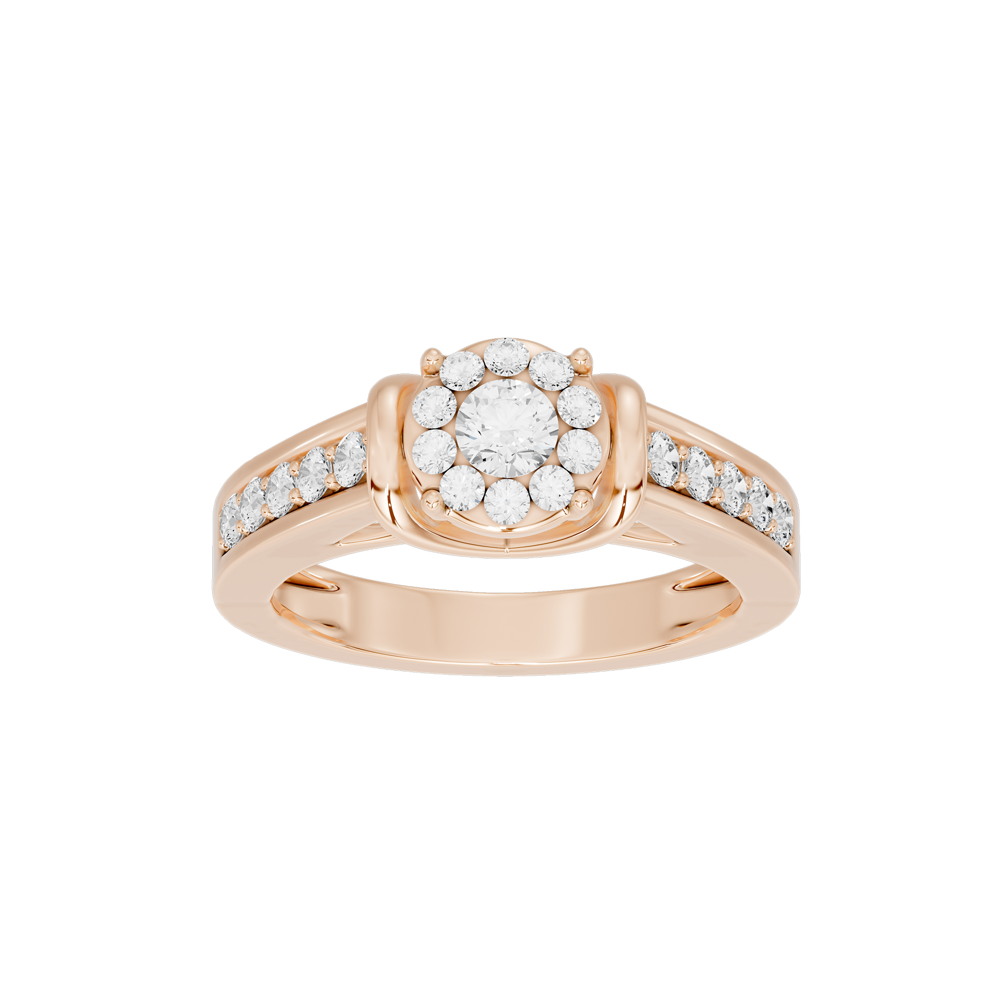 Crush Code illusia 0.612 Carat Lab Grown Diamond Ring