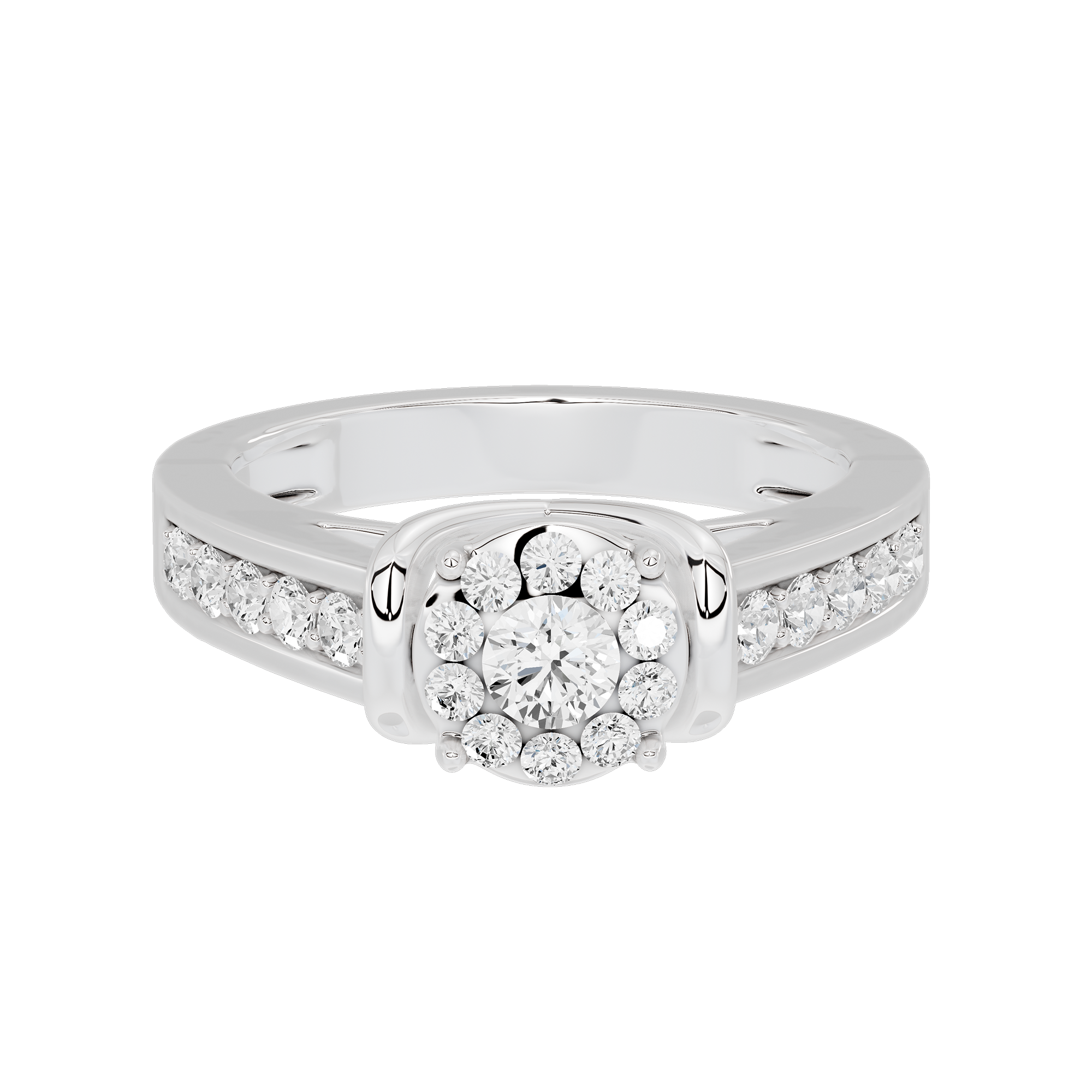 Crush Code illusia 0.612 Carat Lab Grown Diamond Ring