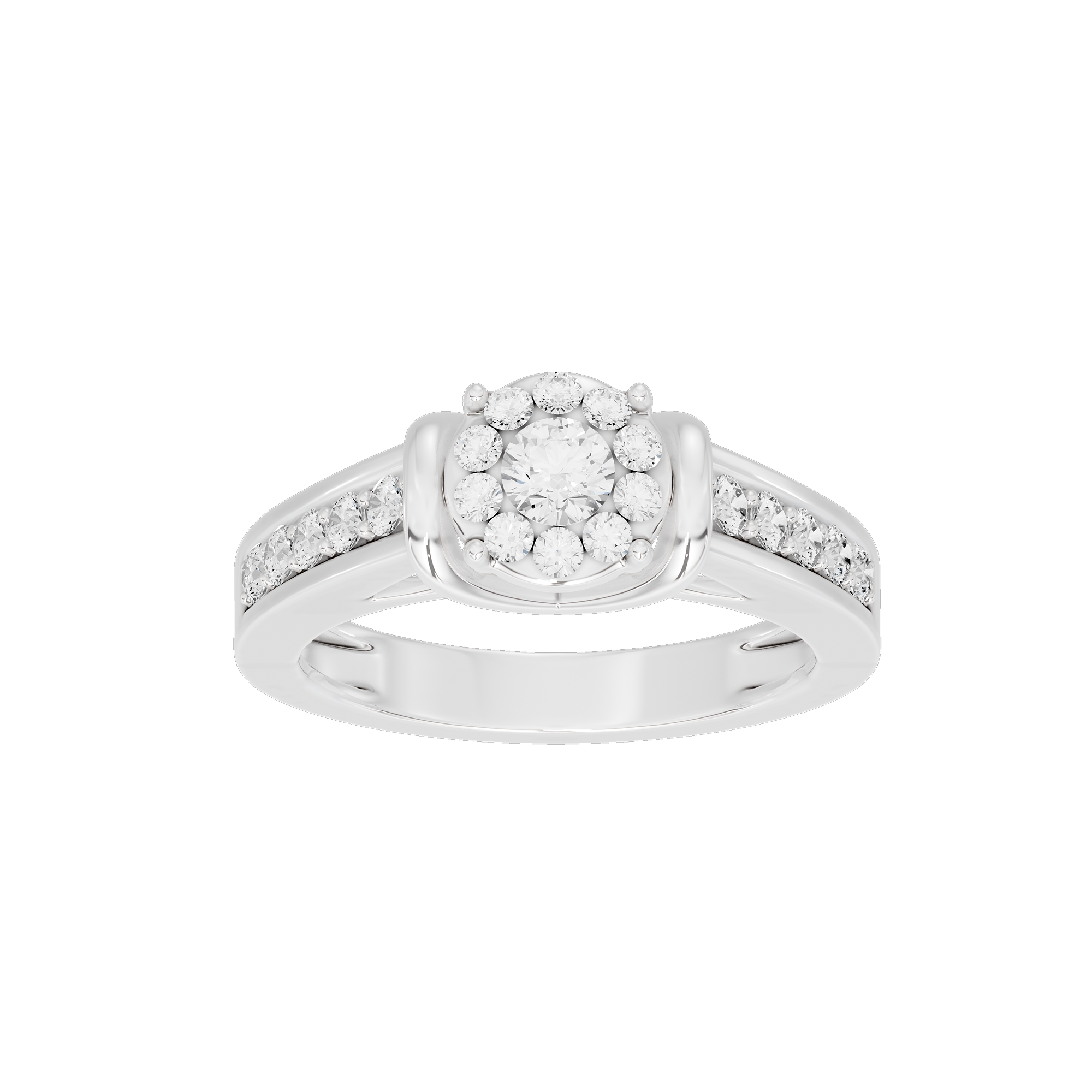 Crush Code illusia 0.612 Carat Lab Grown Diamond Ring