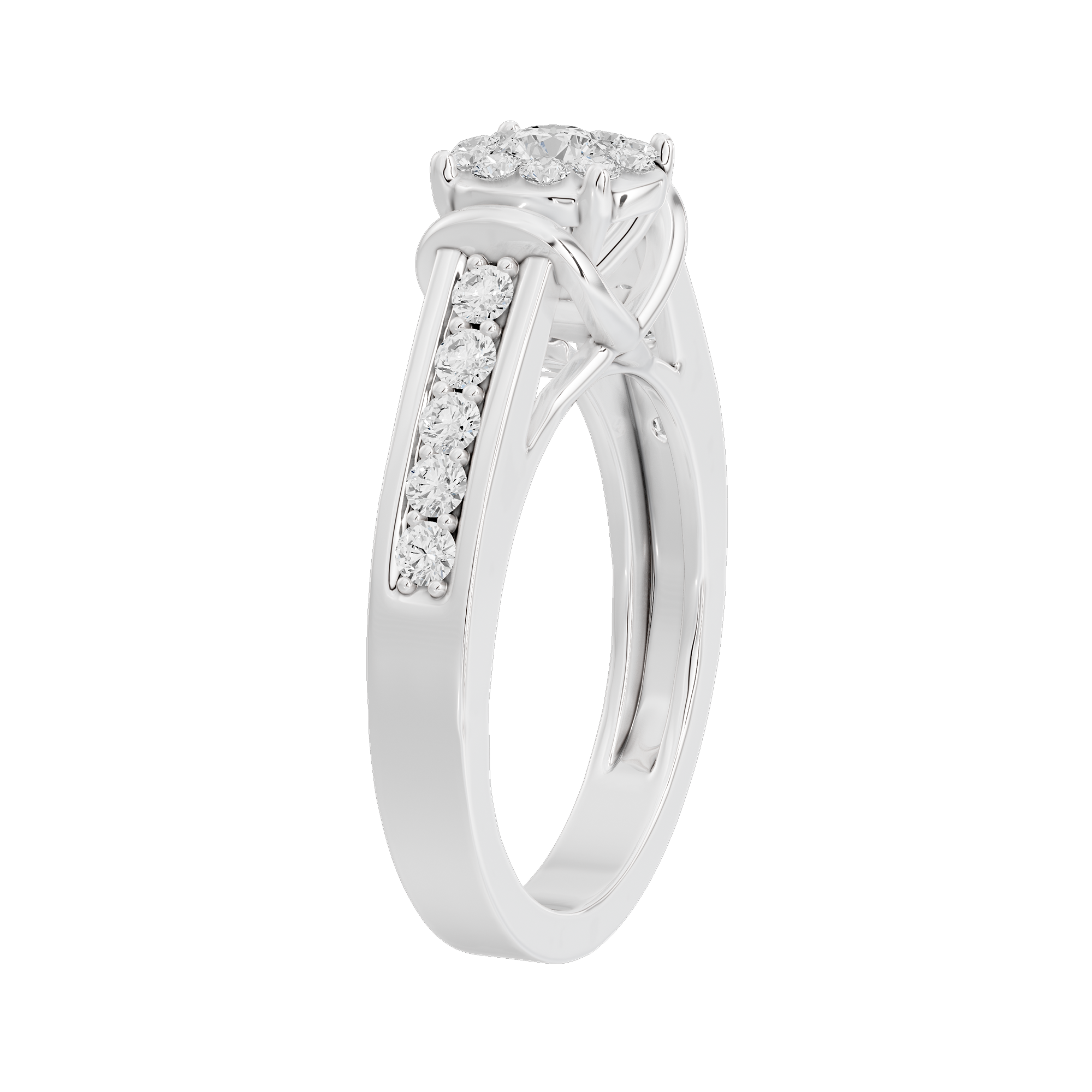 Crush Code illusia 0.612 Carat Lab Grown Diamond Ring