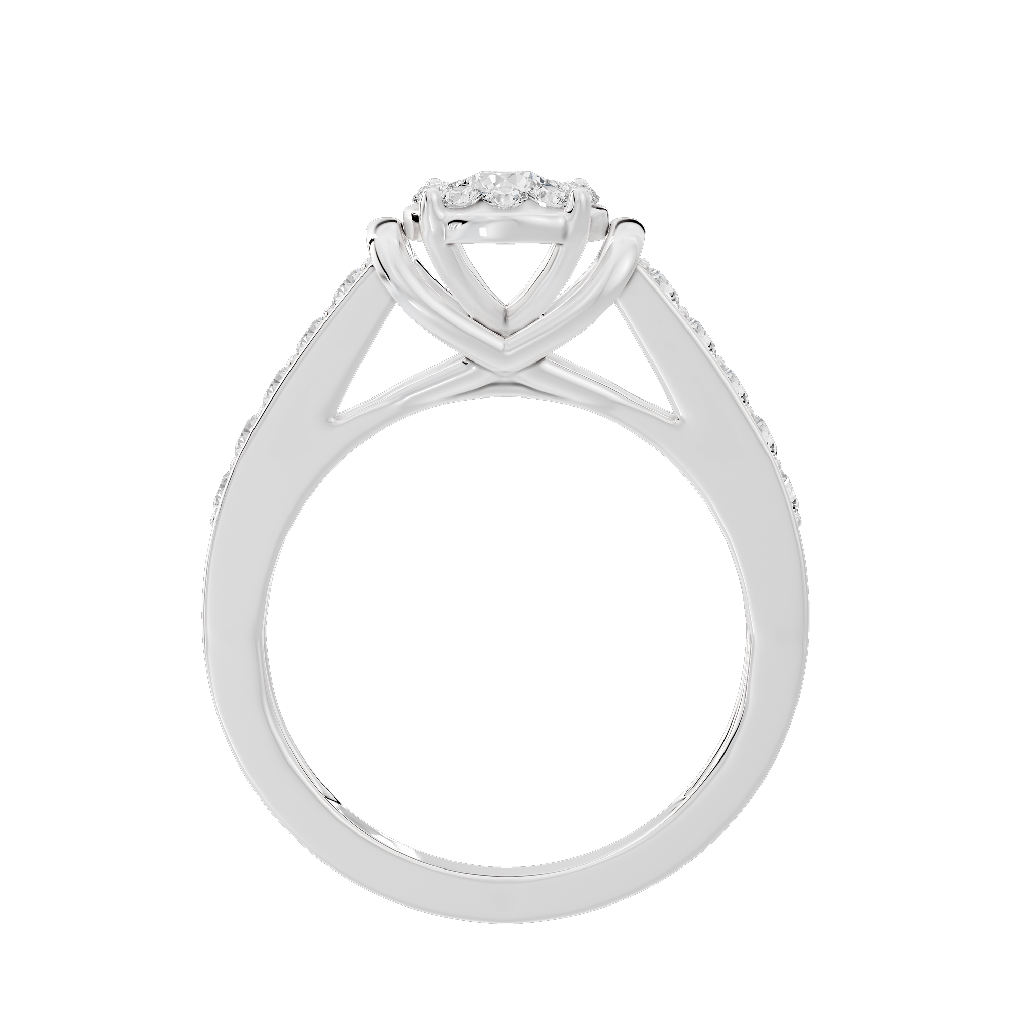 Crush Code illusia 0.612 Carat Lab Grown Diamond Ring