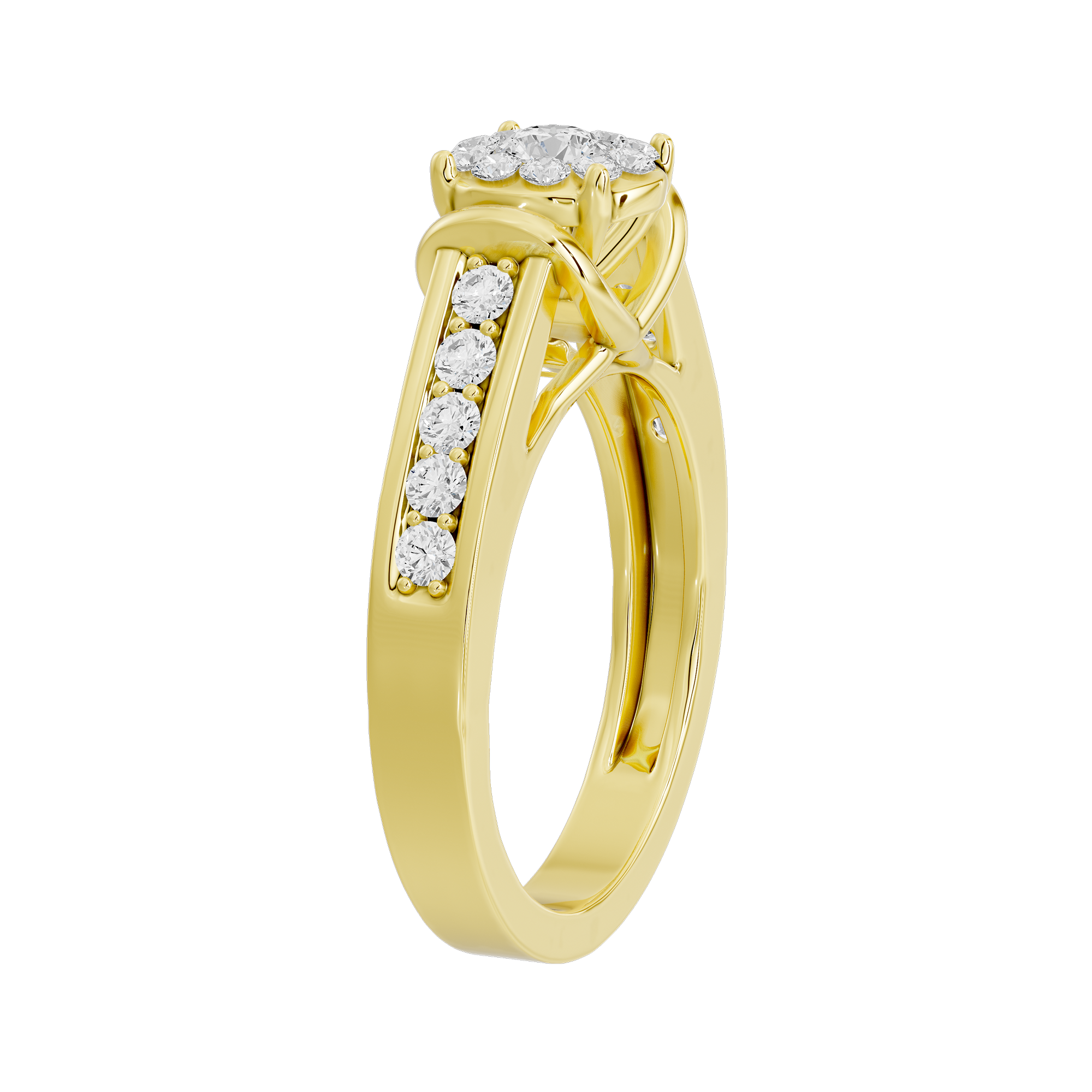 Crush Code illusia 0.612 Carat Lab Grown Diamond Ring