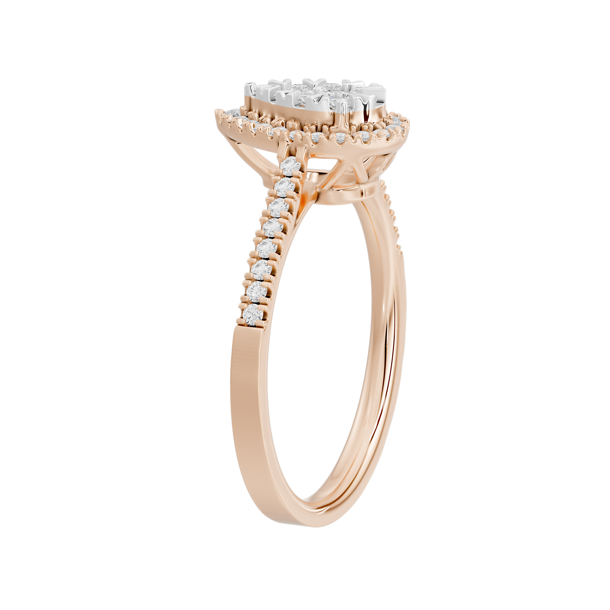 Pear Crownlight 0.419 Carat Lab Grown Diamond Ring