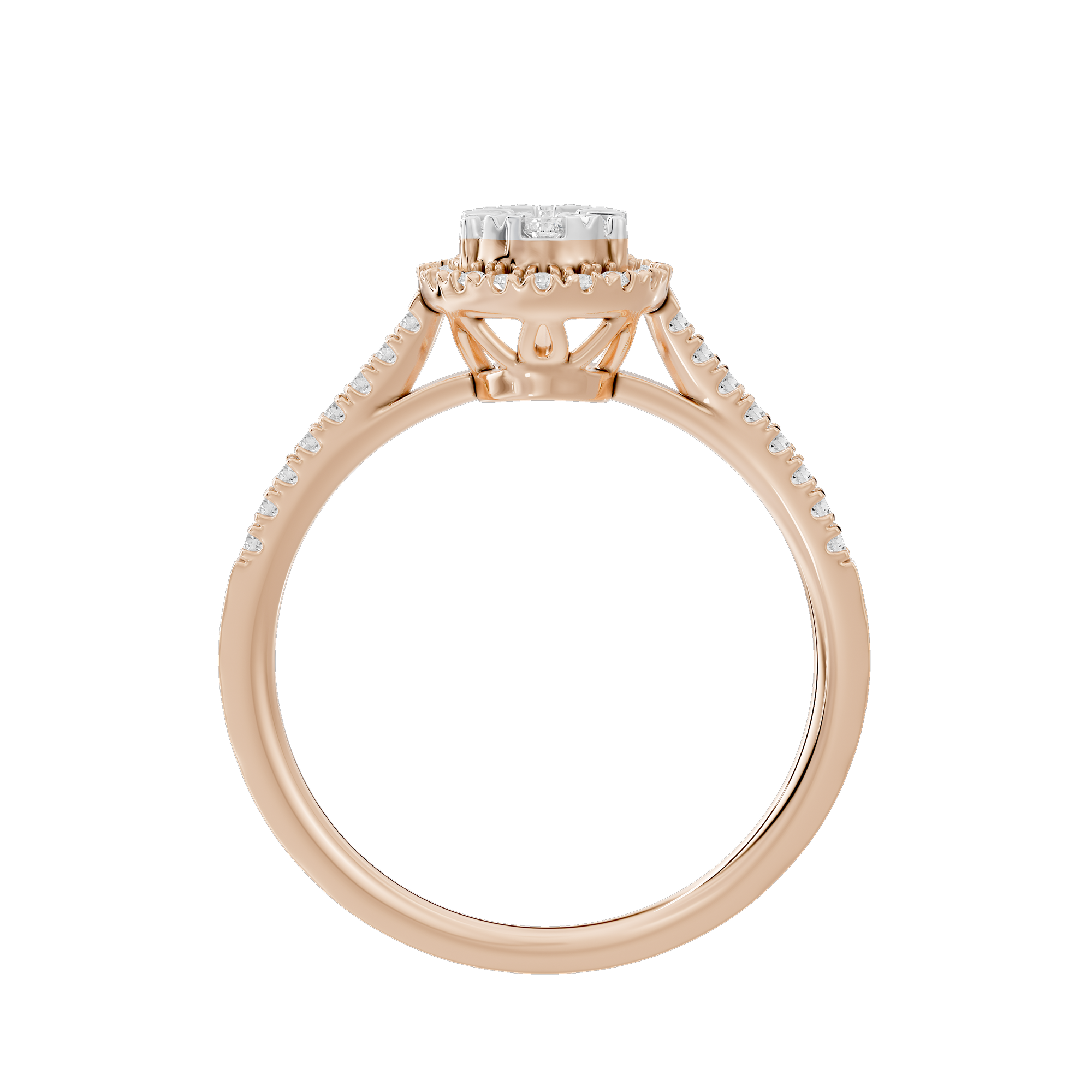 Pear Crownlight 0.419 Carat Lab Grown Diamond Ring