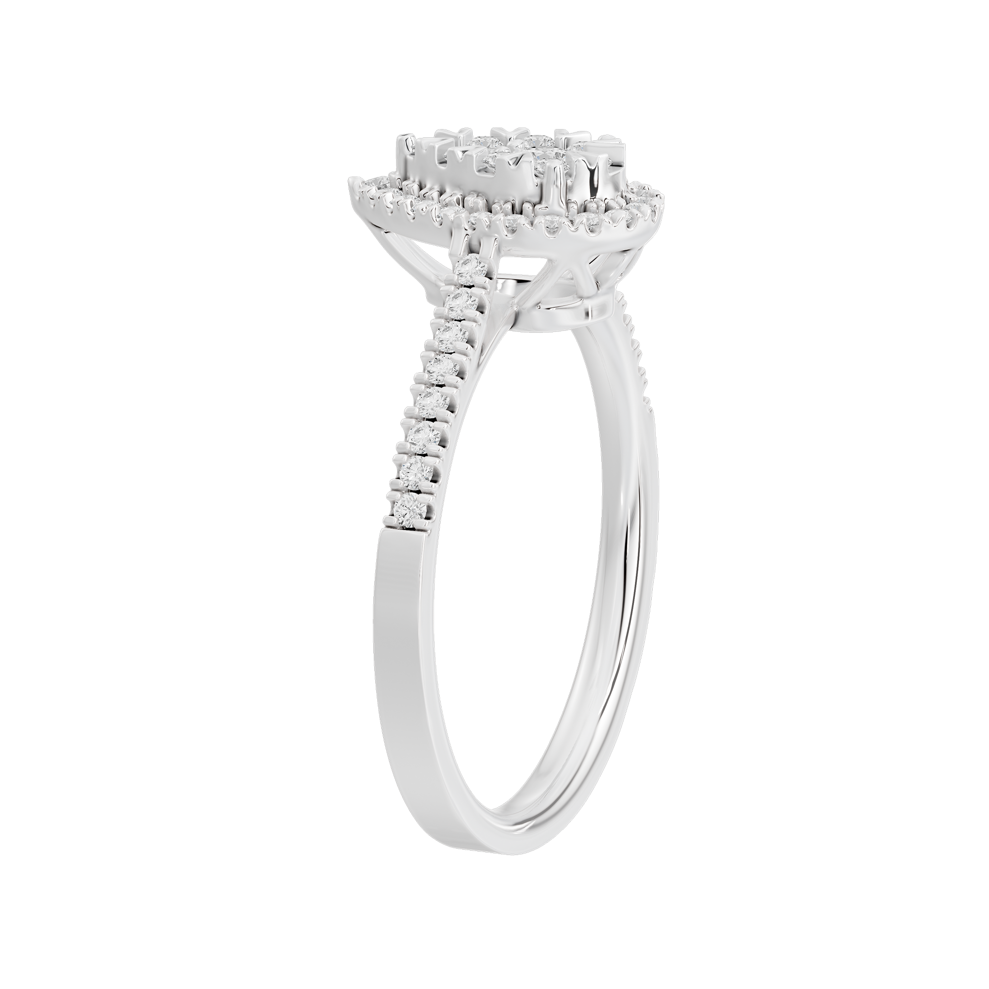 Pear Crownlight 0.419 Carat Lab Grown Diamond Ring