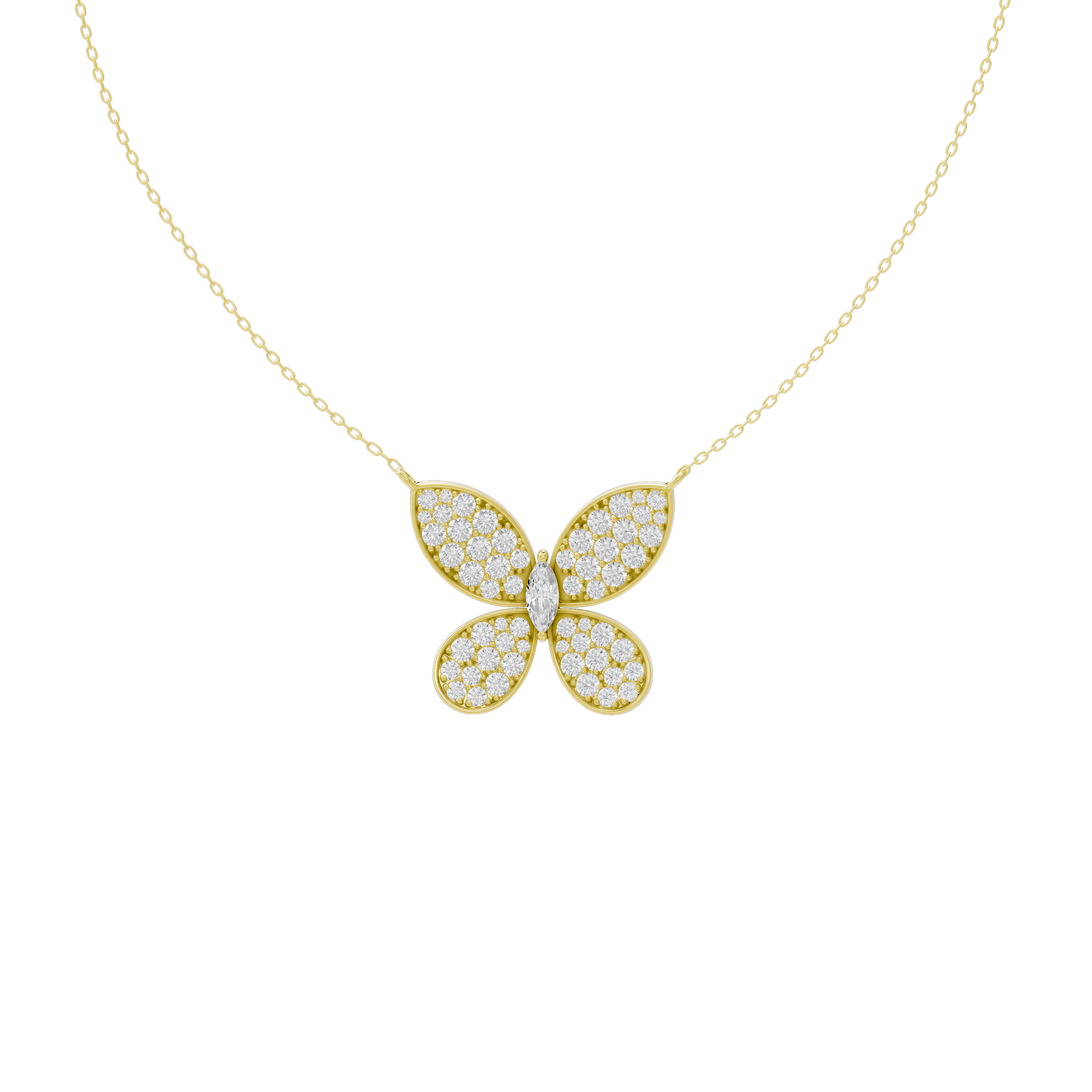 Luna Wing 2.395 Lab Grown Diamond Pendant
