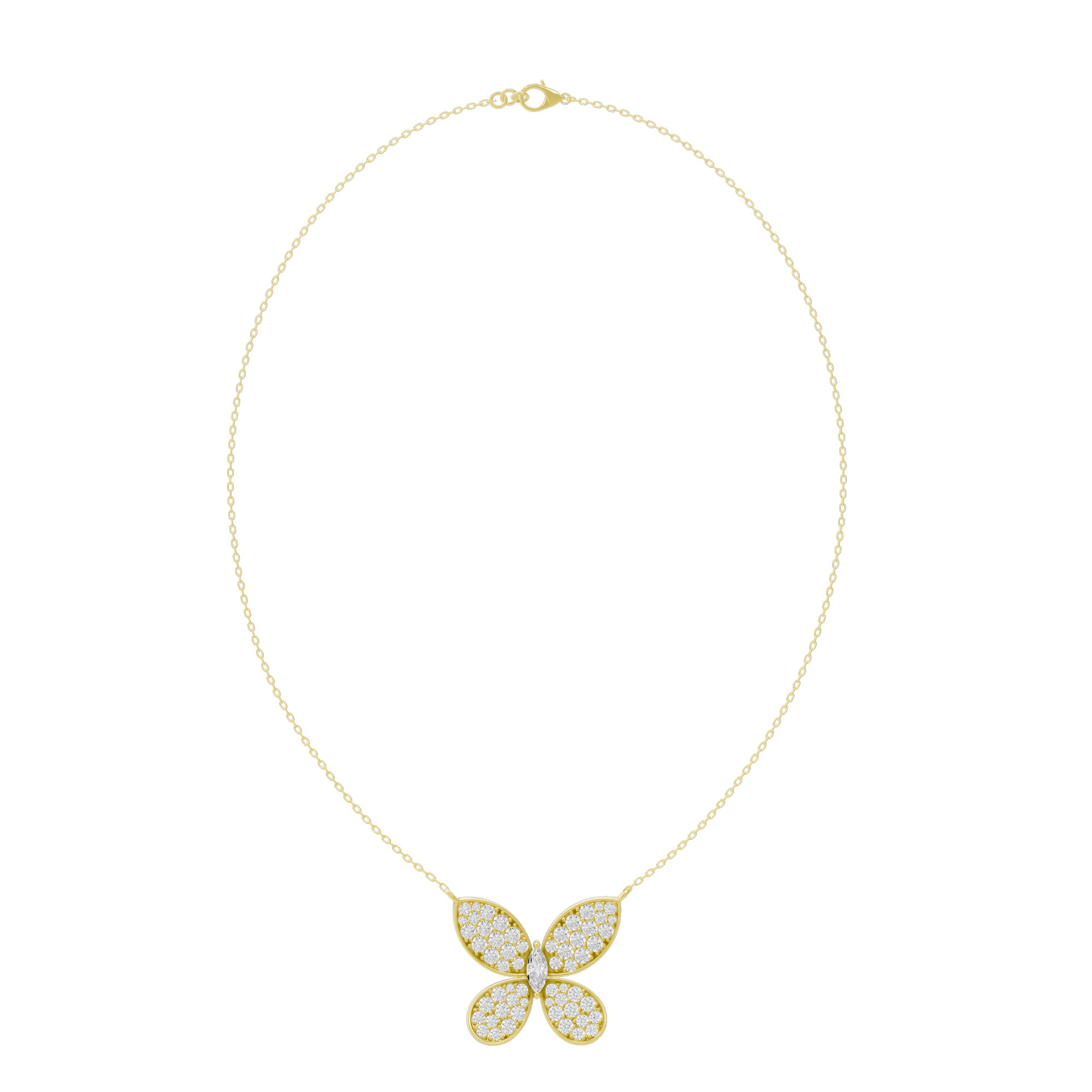 Luna Wing 2.395 Lab Grown Diamond Pendant