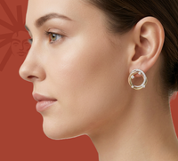 Trio Orbite - Lab Diamond Earrings