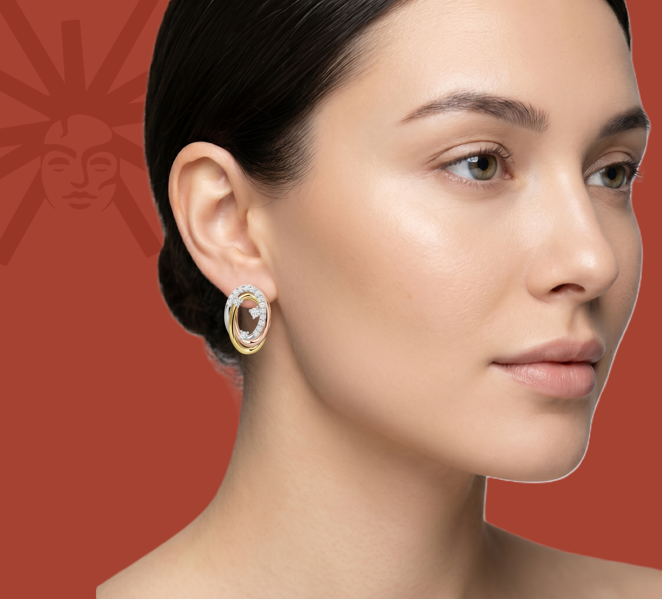 Trio Ovalé - Lab Diamond Earrings