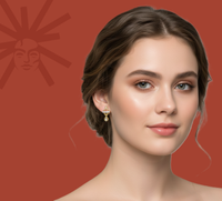Geo Charm - Lab Diamond Earrings