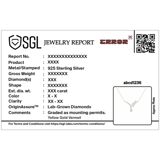 Exceptional Lab Diamond Pendant
