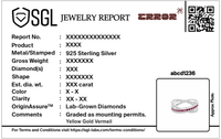 Ruby Parallel Band - Lab Diamond Ring
