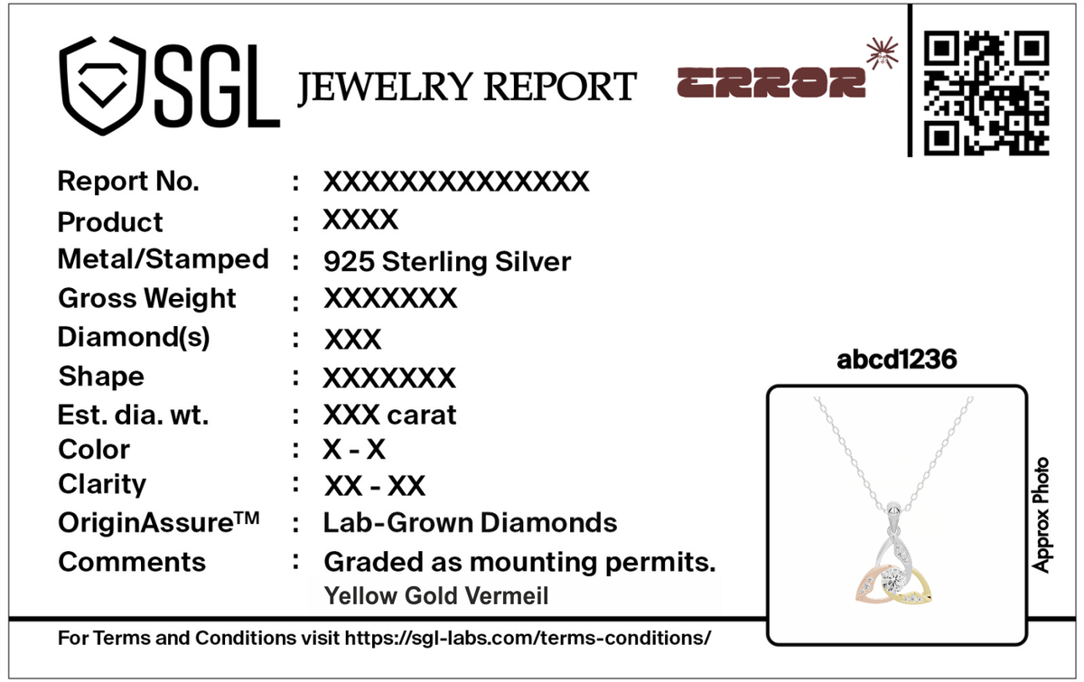 Vela Lab Diamond Pendant