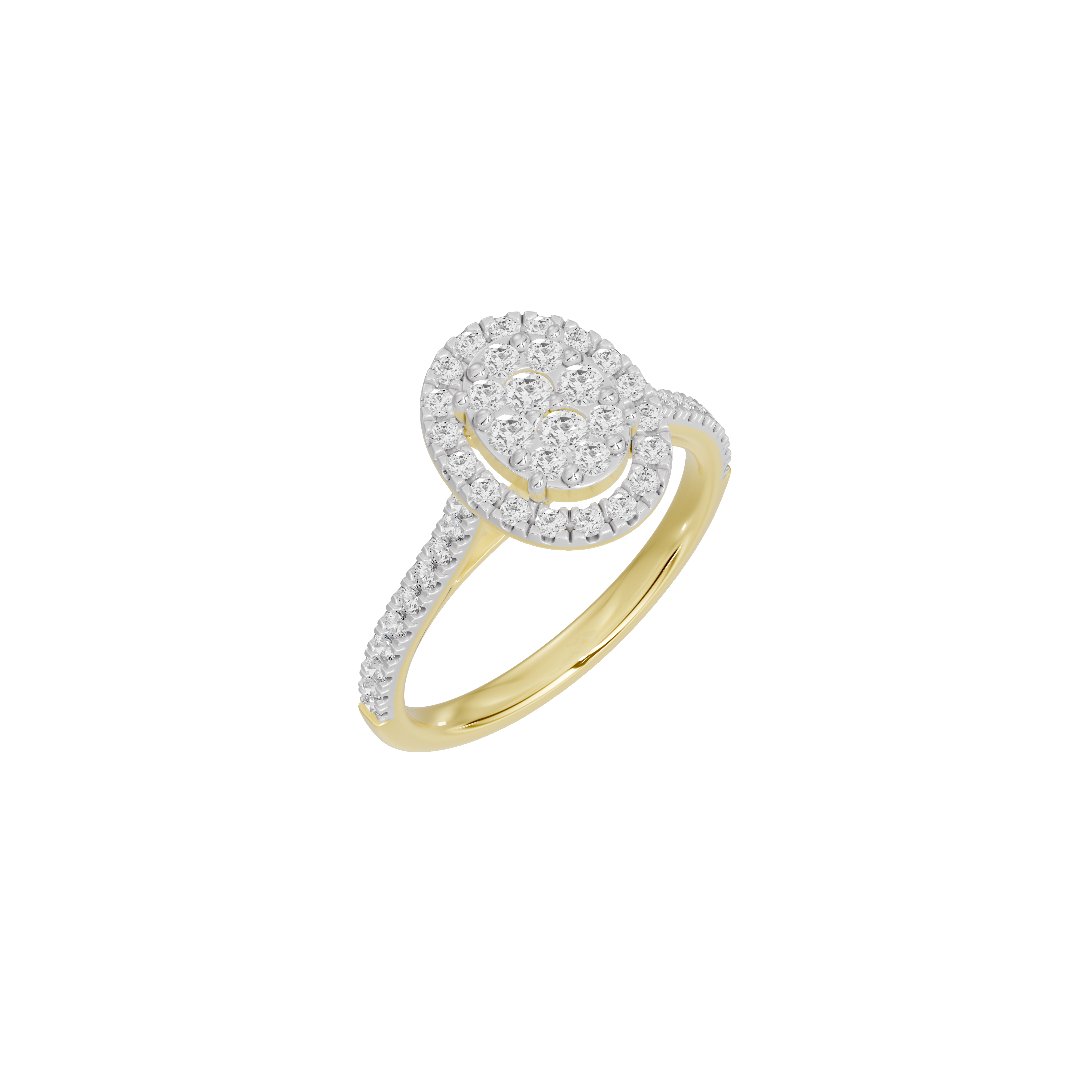 Halo Echo - Lab Diamond Ring