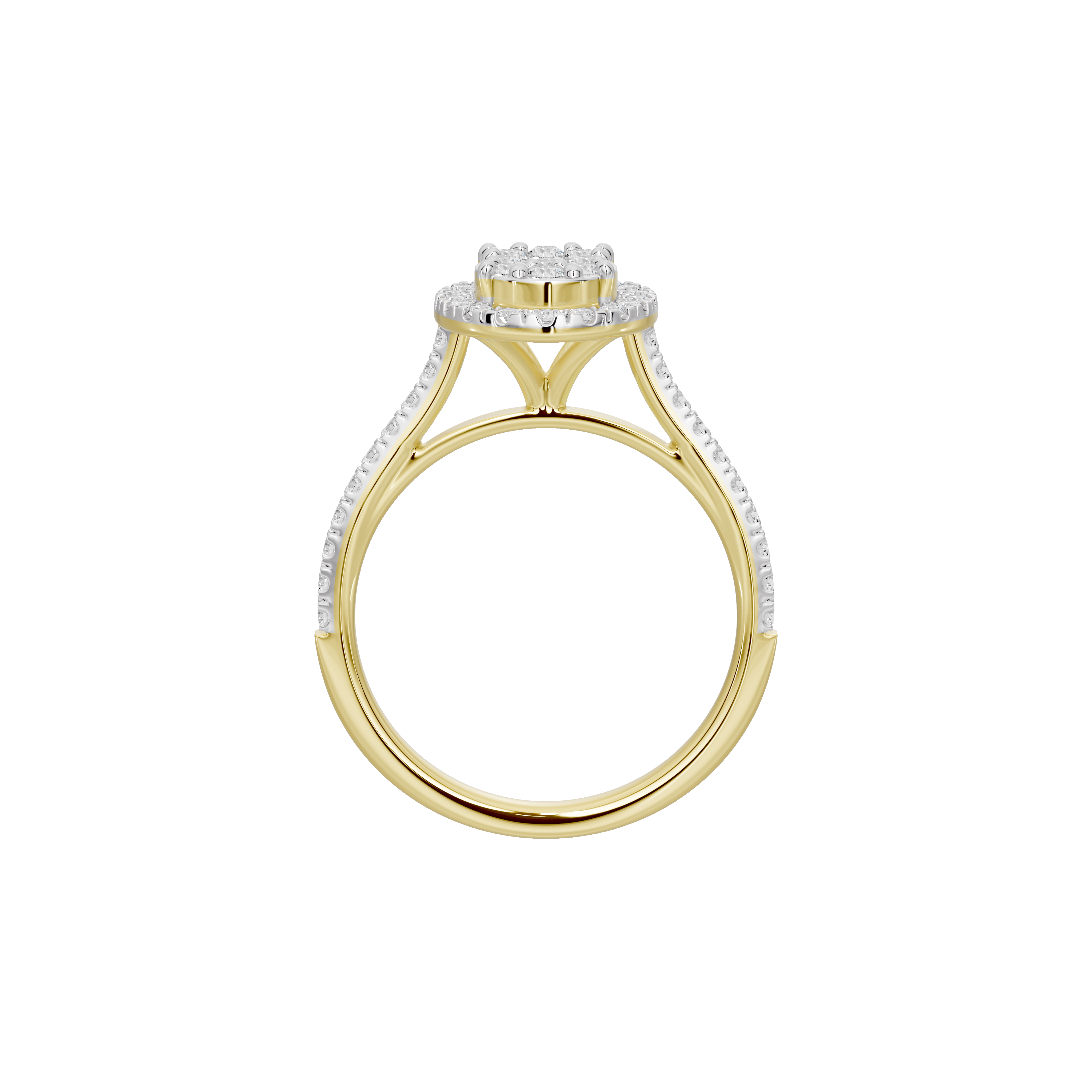 Halo Echo - Lab Diamond Ring