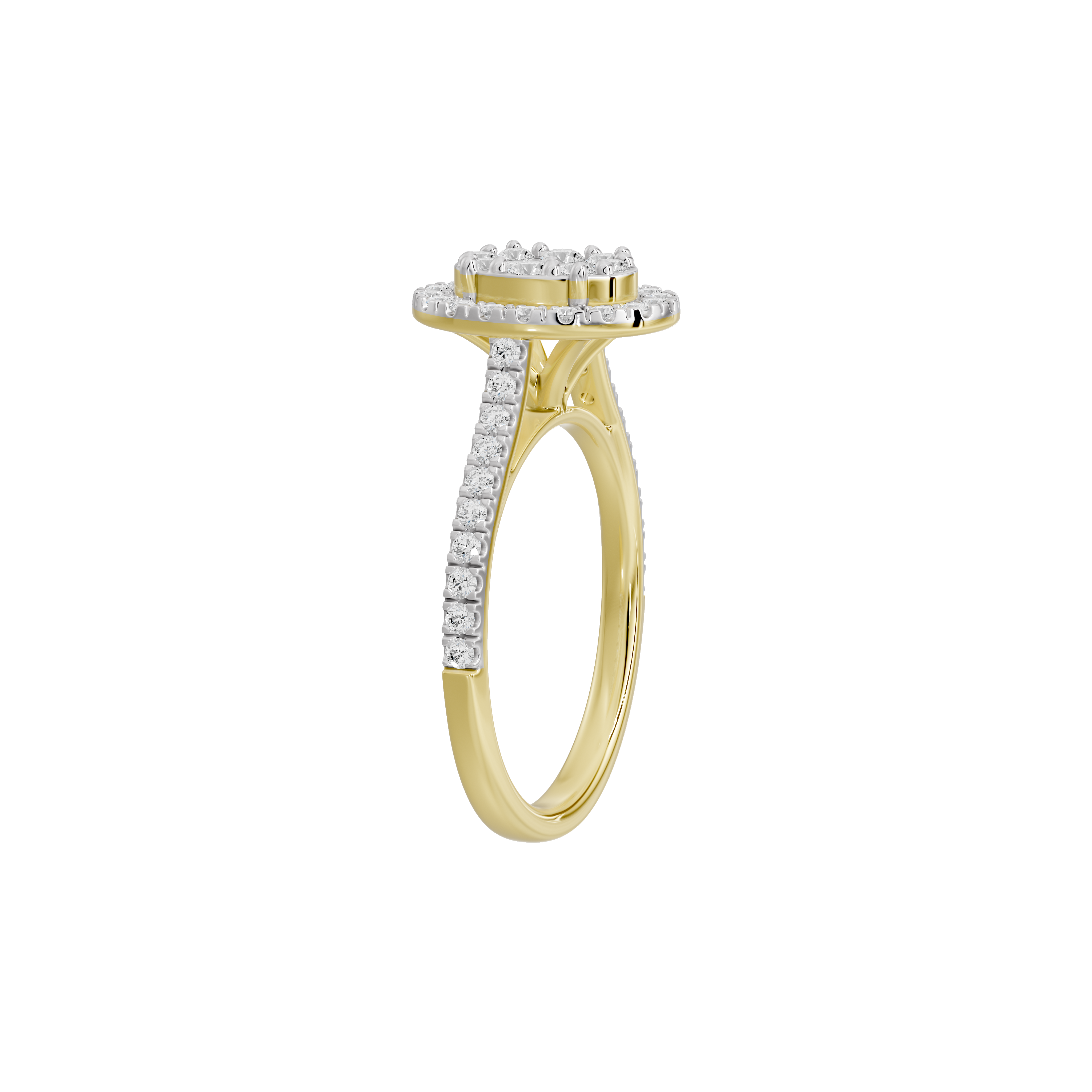 Halo Echo - Lab Diamond Ring