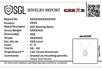 Trio Poire- Lab Diamond Pendant