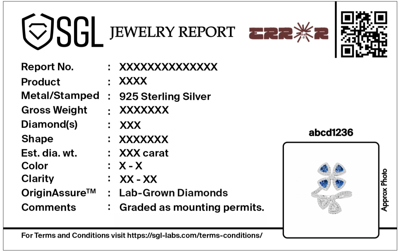 Twilight Flora - Lab Diamond Ring
