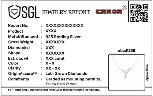 Exceptional Lab Diamond Pendant