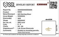 Pixel Bow - Lab Diamond Ring
