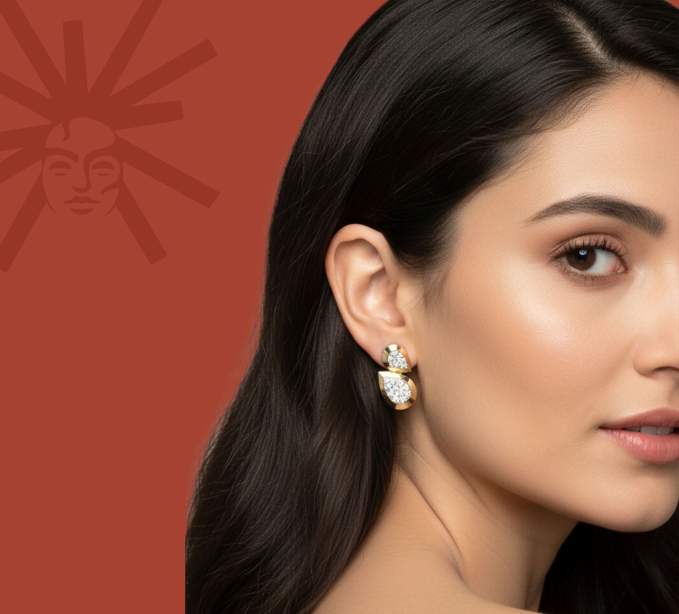 Petal Rhythm - Lab Diamond Earrings