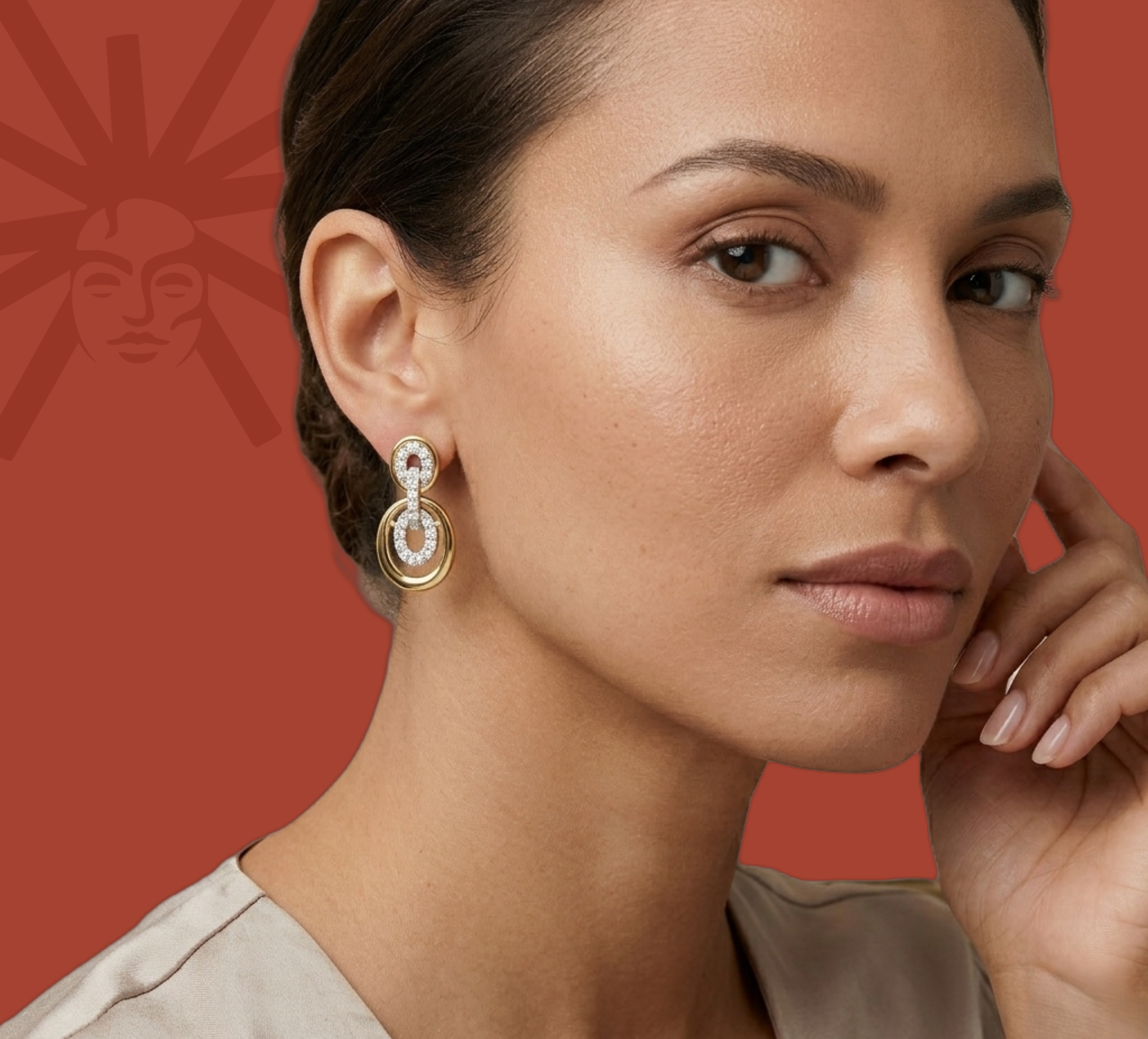 Loom - Lab Diamond Earrings