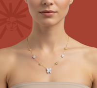 FlutterChain - Lab Diamond Necklace