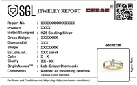 Split Signal - Lab Diamond Ring