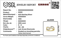 Ripple Layer - Lab Diamond Ring