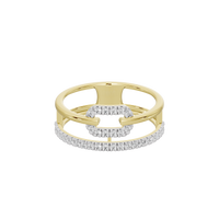 Halo Channel - Lab Diamond Ring