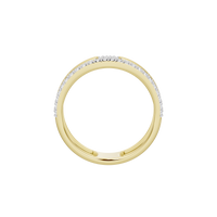 Halo Channel - Lab Diamond Ring