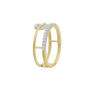 Halo Channel - Lab Diamond Ring