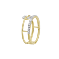 Halo Channel - Lab Diamond Ring
