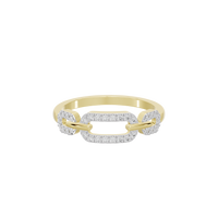 Linkframe Noir - Lab Diamond Ring