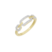 Linkframe Noir - Lab Diamond Ring