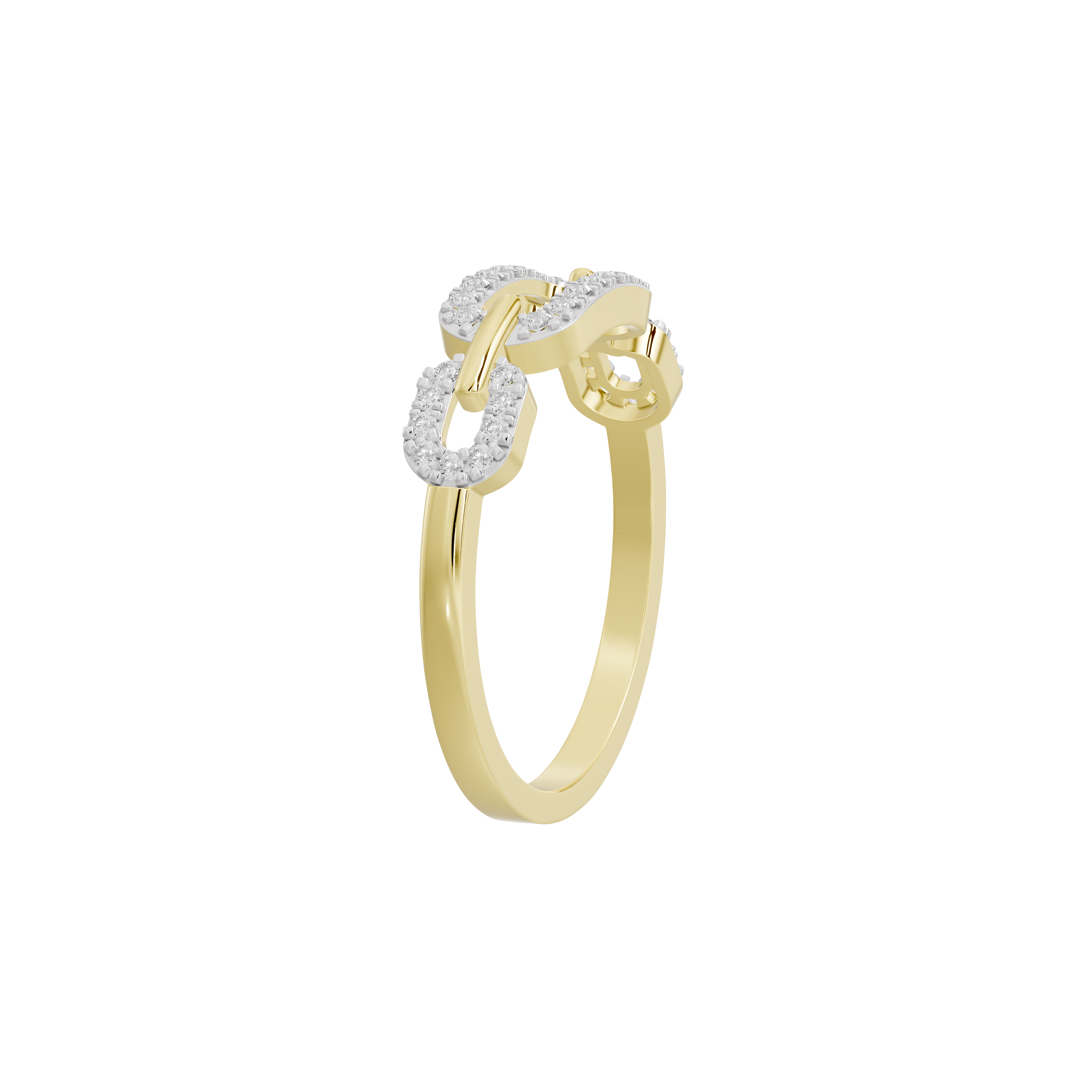Linkframe Noir - Lab Diamond Ring