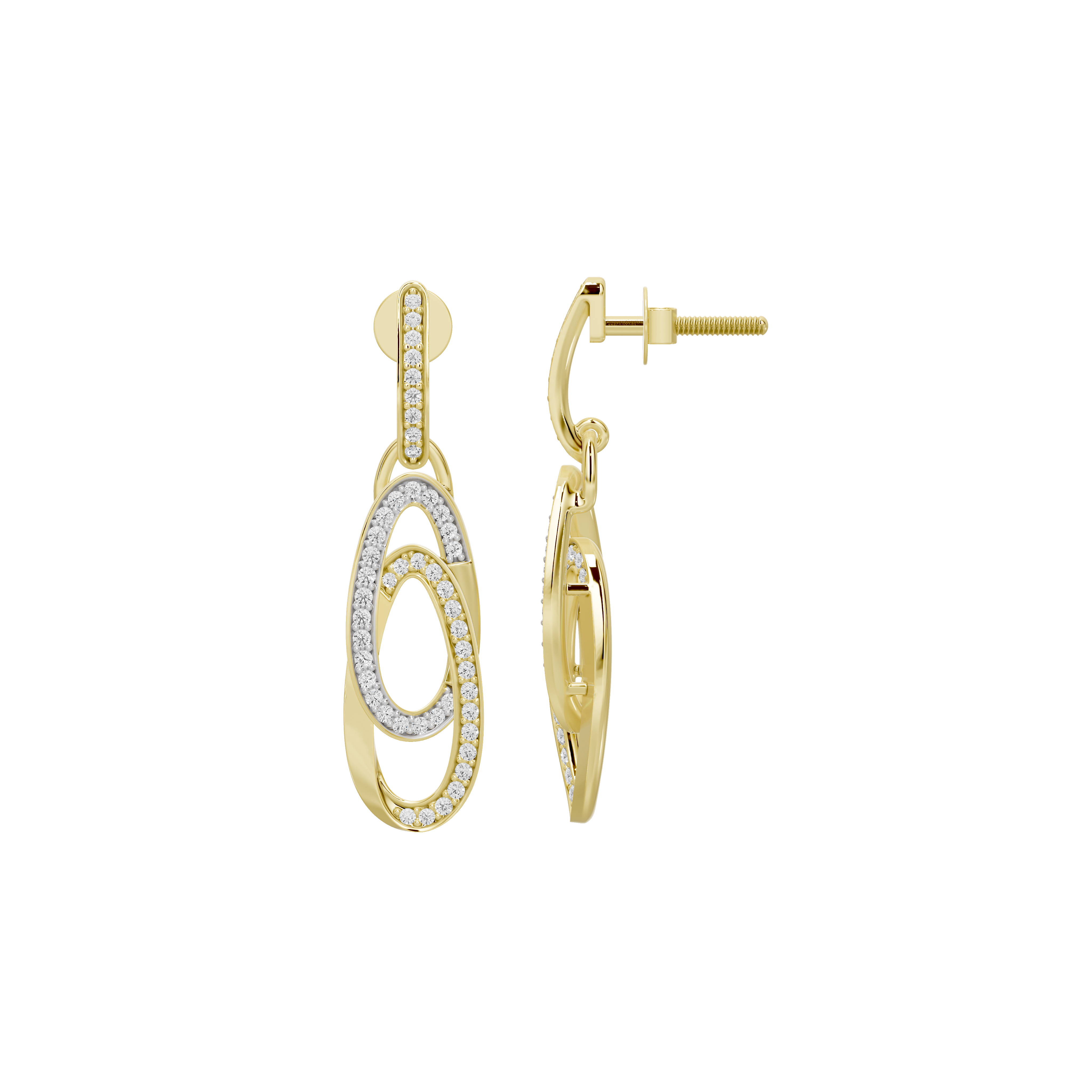 Eclipse - Lab Diamond Earrings