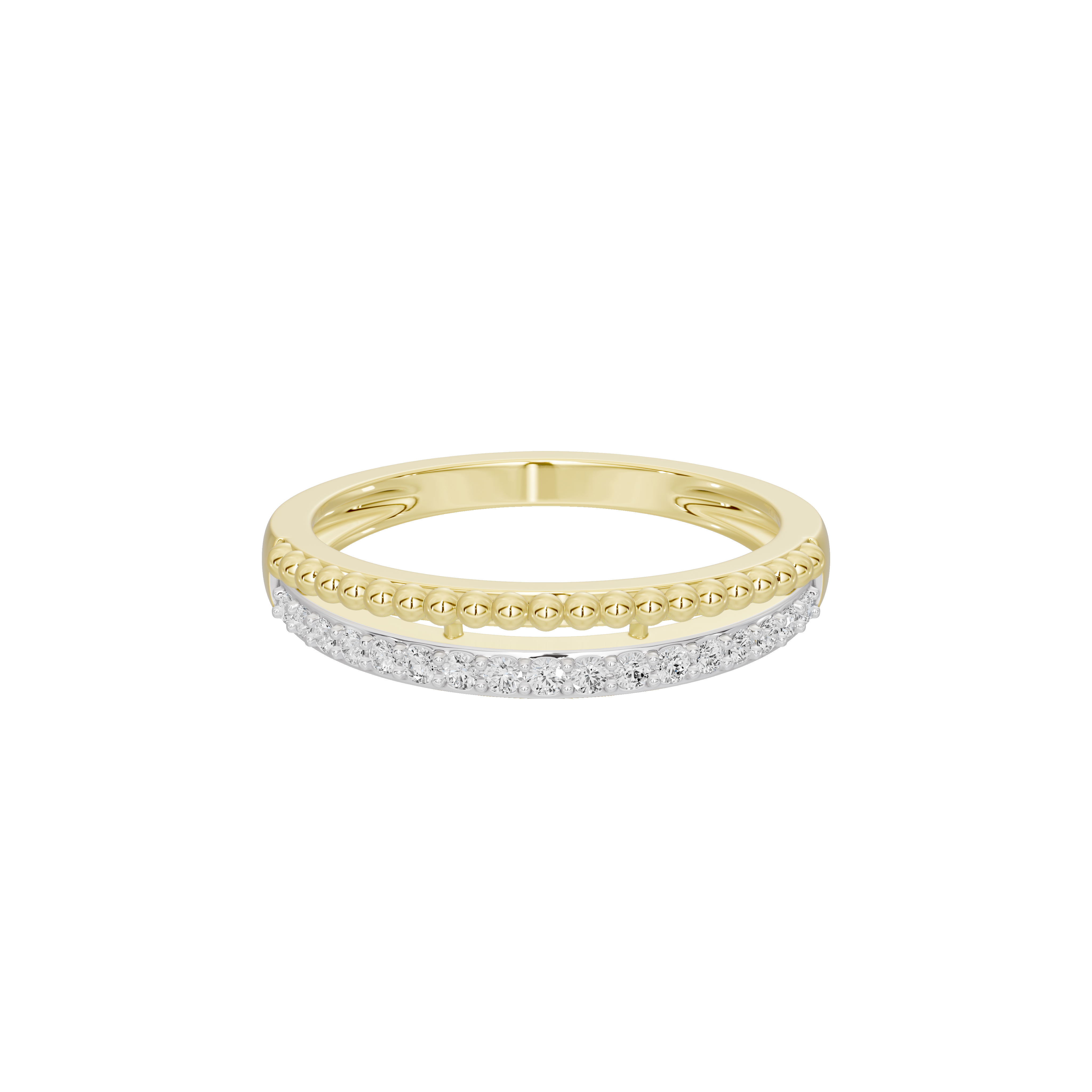 Threadline Band - Lab Diamond Ring
