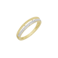 Threadline Band - Lab Diamond Ring