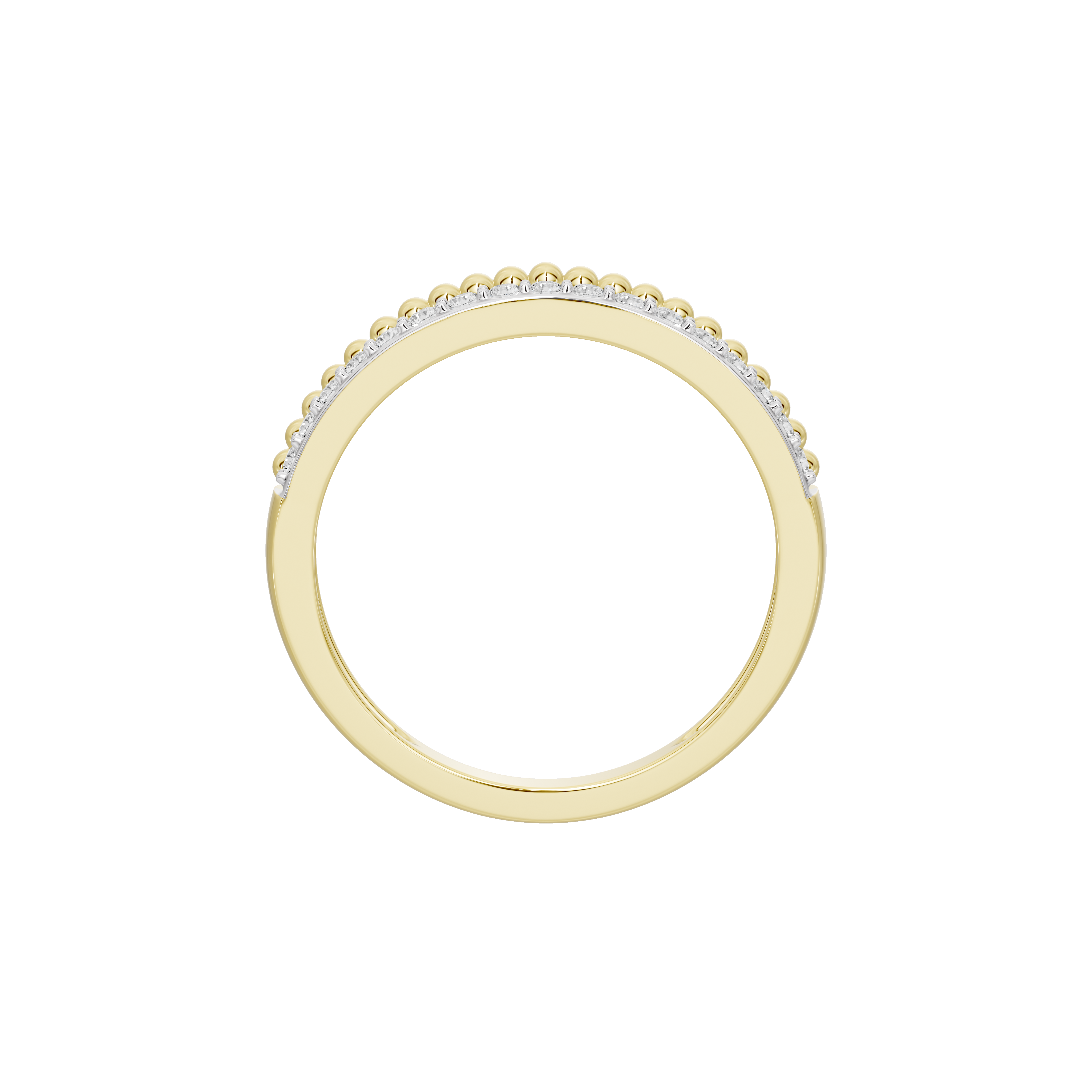 Threadline Band - Lab Diamond Ring