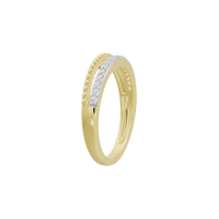 Threadline Band - Lab Diamond Ring