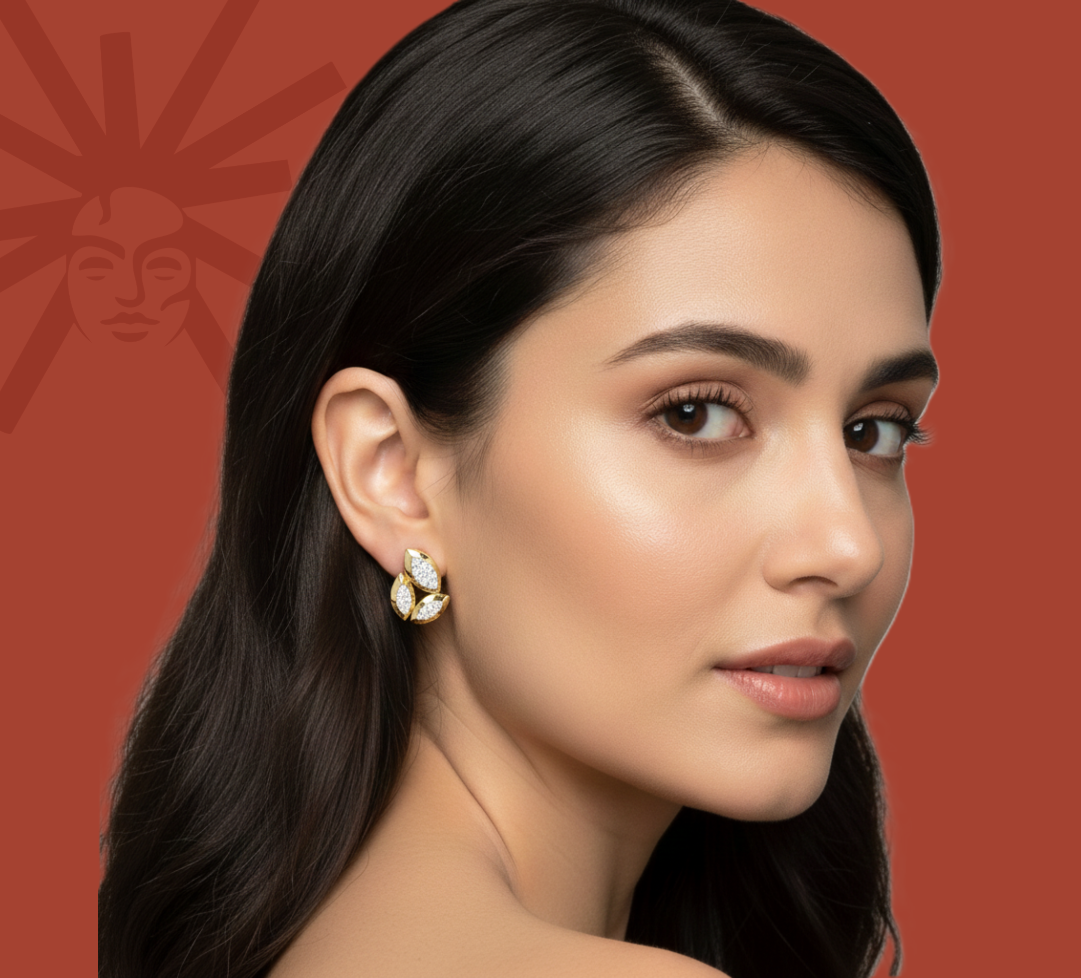 Petal Drift - Lab Diamond Earrings