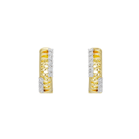 Rue - Lab Diamond Hoop Earrings