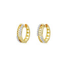 Rue - Lab Diamond Hoop Earrings