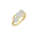 Orbit Cluster Trio - Lab Diamond Ring