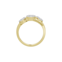 Orbit Cluster Trio - Lab Diamond Ring