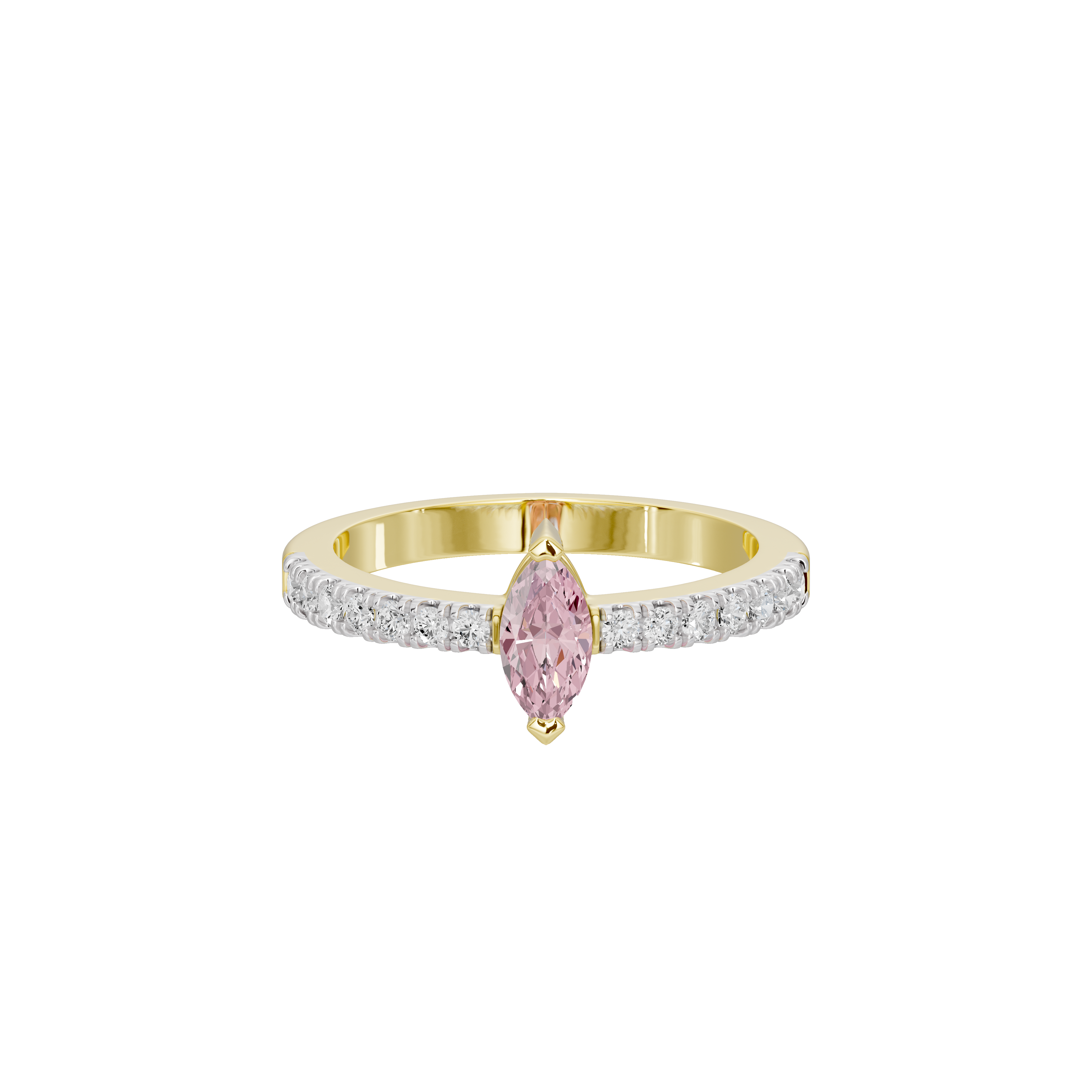 Midnight Vector - Lab Diamond Ring