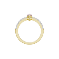 Midnight Vector - Lab Diamond Ring
