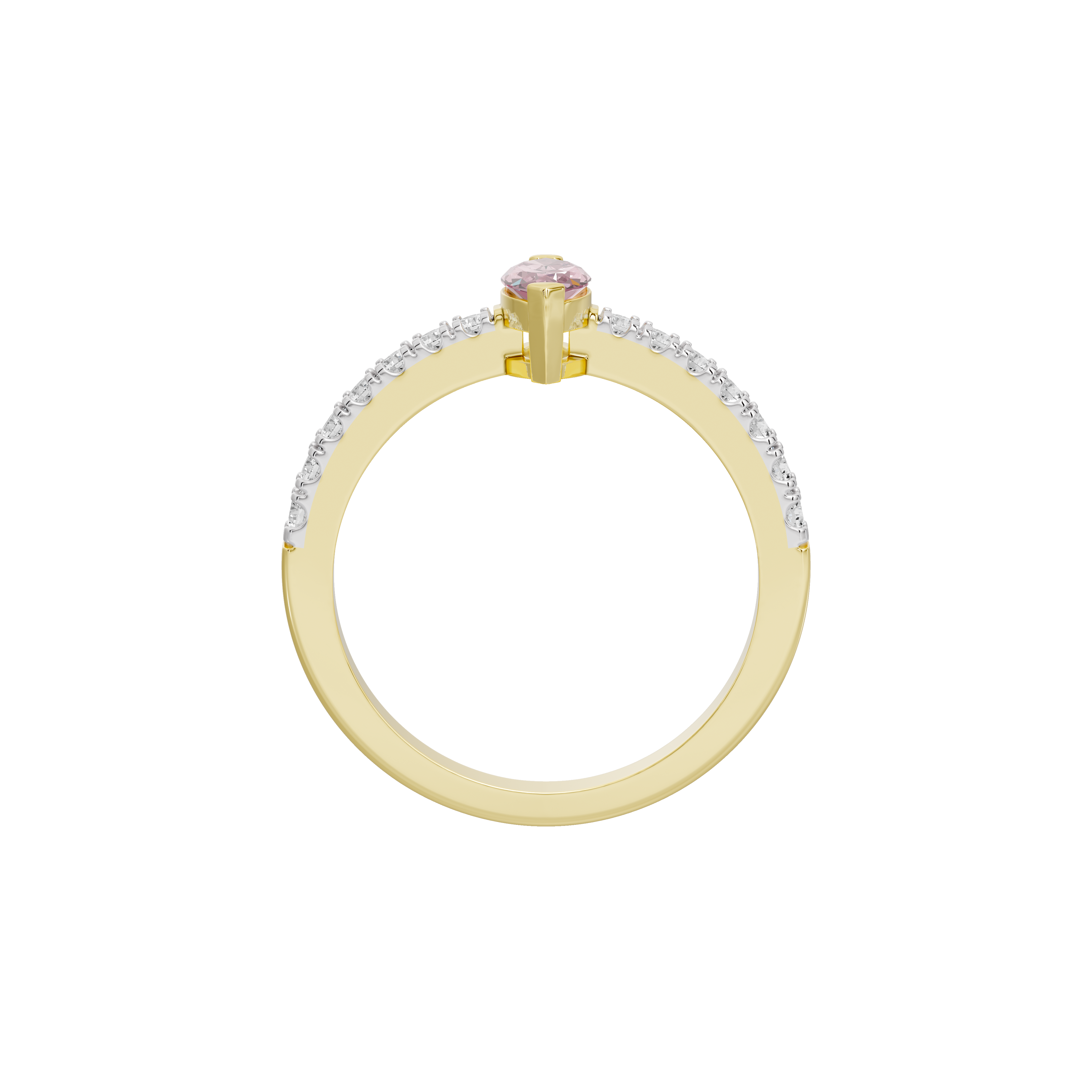 Midnight Vector - Lab Diamond Ring