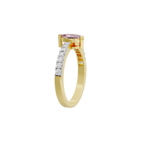 Midnight Vector - Lab Diamond Ring